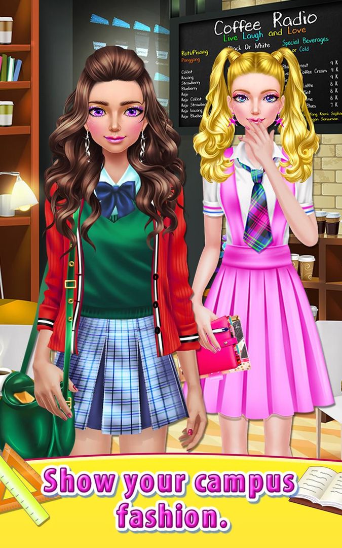 High School Girl - Dress Me Up screenshot game
