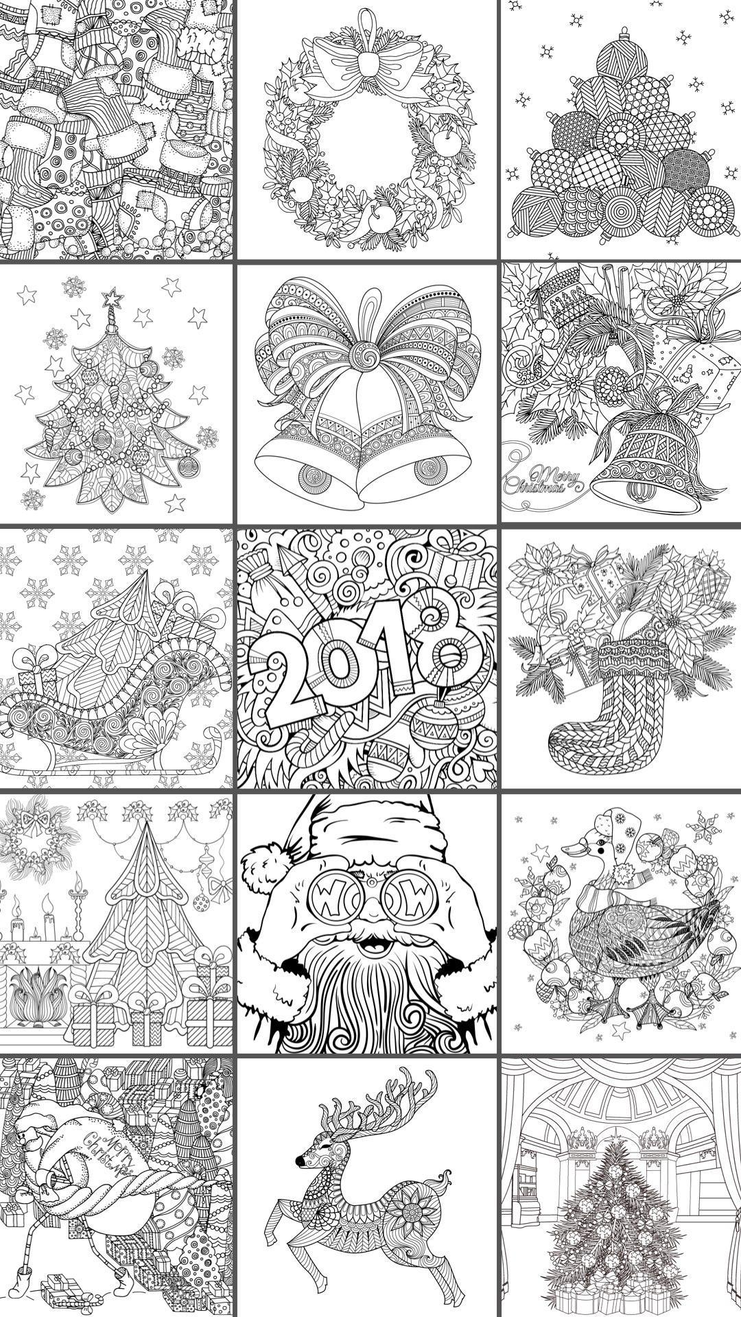 Скриншот игры 2022  Christmas Coloring Book