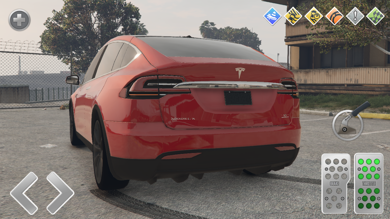 Screenshot of Tesla Model X: Future Racing