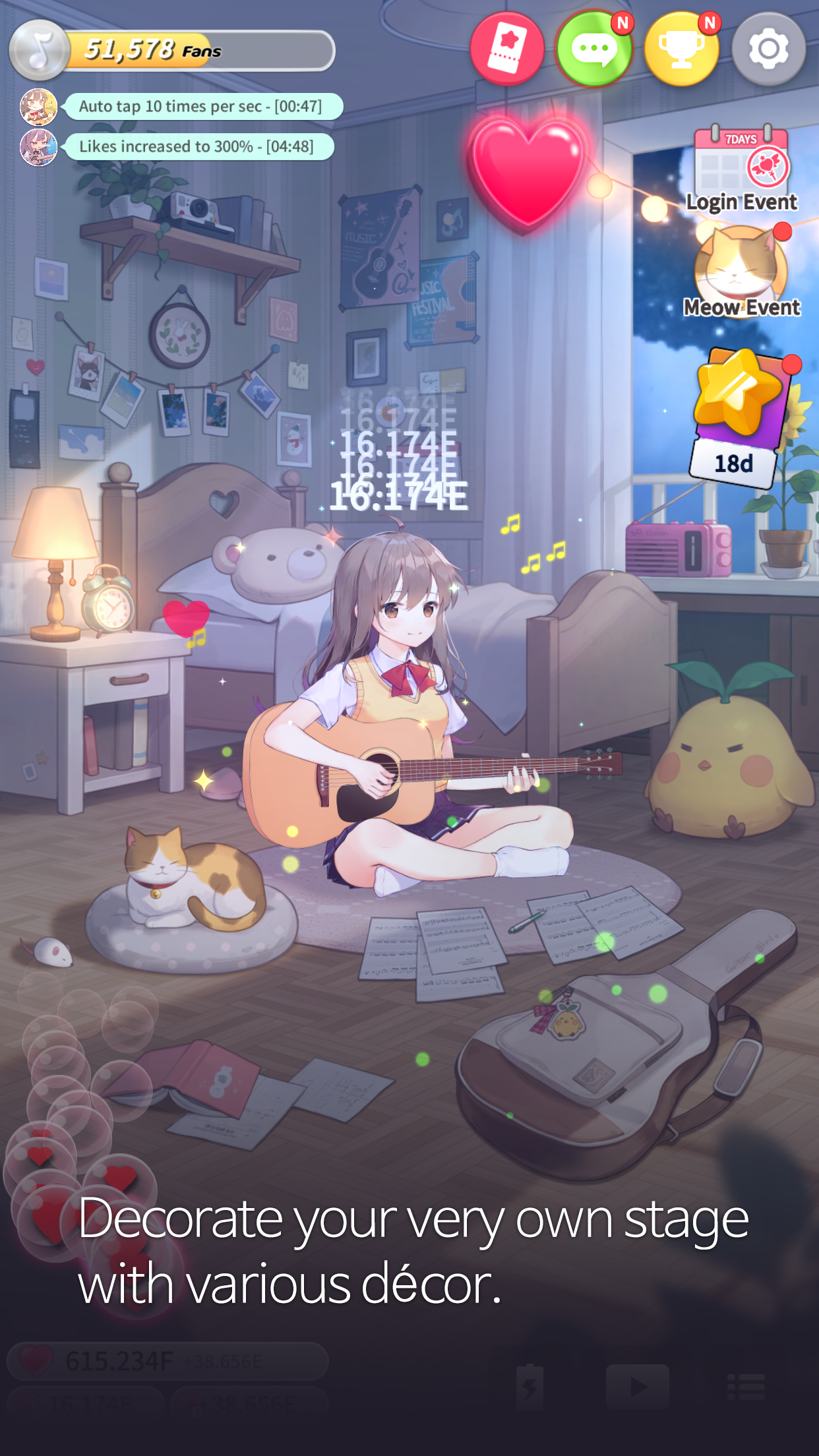 Guitar Girl Game Screenshot