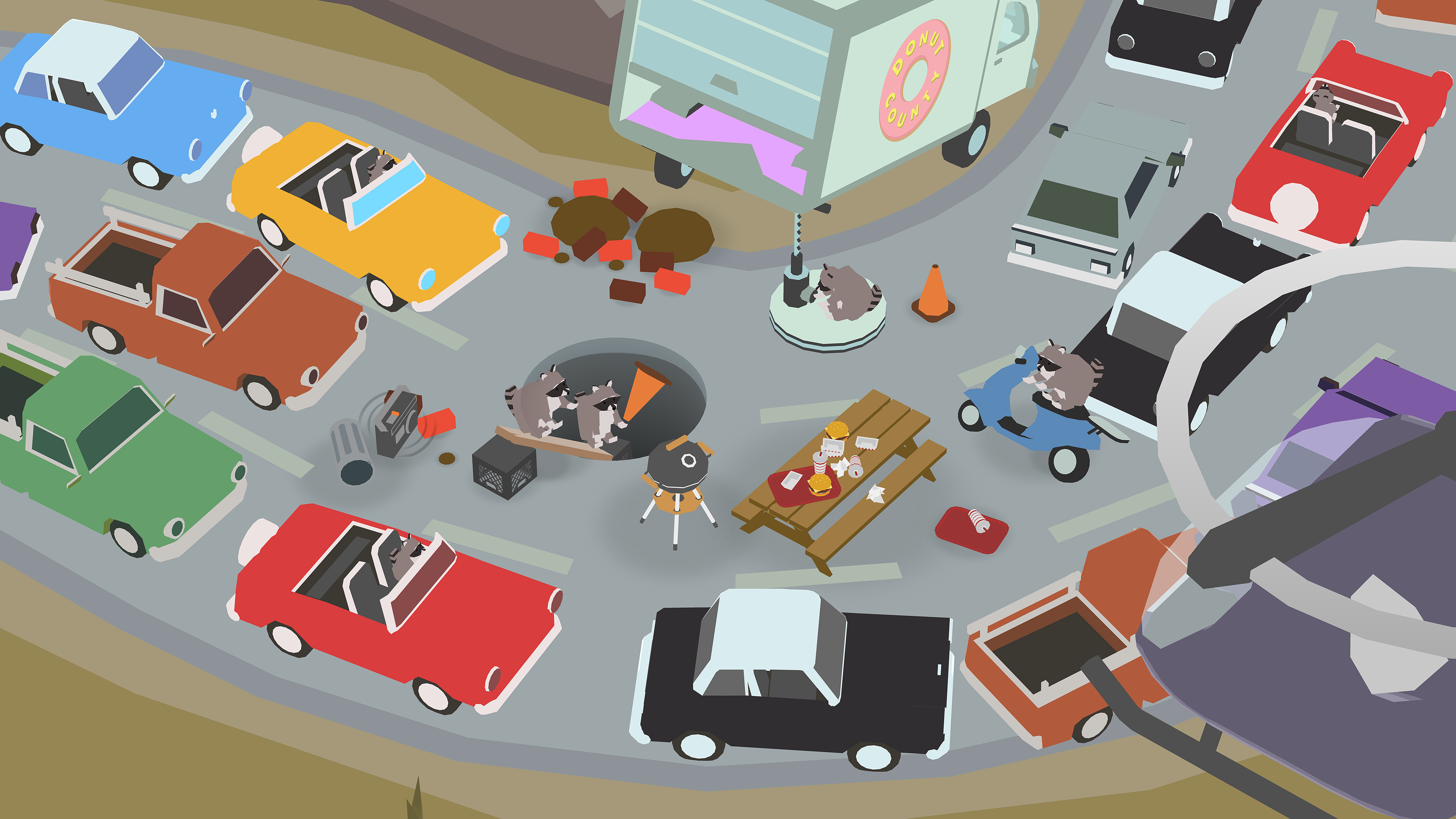 Donut County Game Screenshot