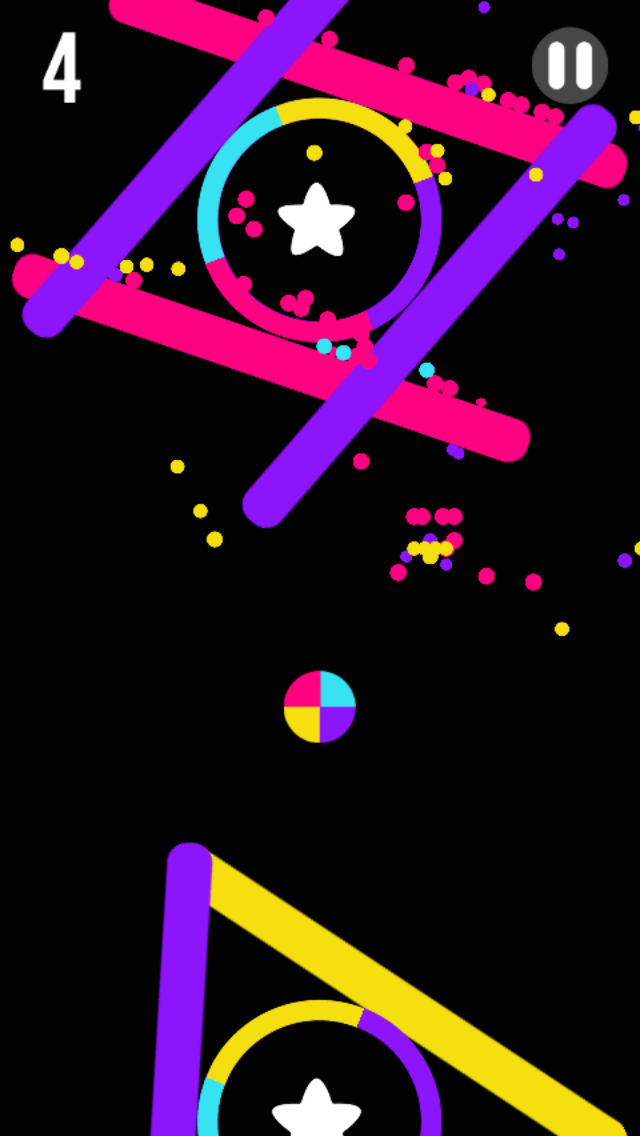 Cuplikan Layar Game Color Switch !