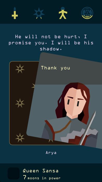 Screenshot of Reigns: Game of Thrones