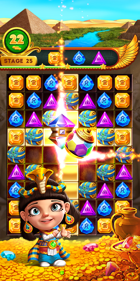 Egypt Diamond Game Screenshot