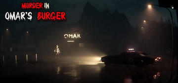 Banner of Murder in Omar's Burger 