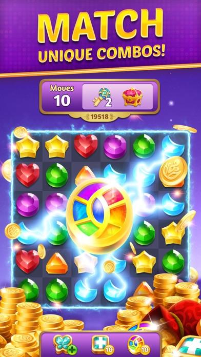 Genies & Gems: Puzzle & Quests Game Screenshot