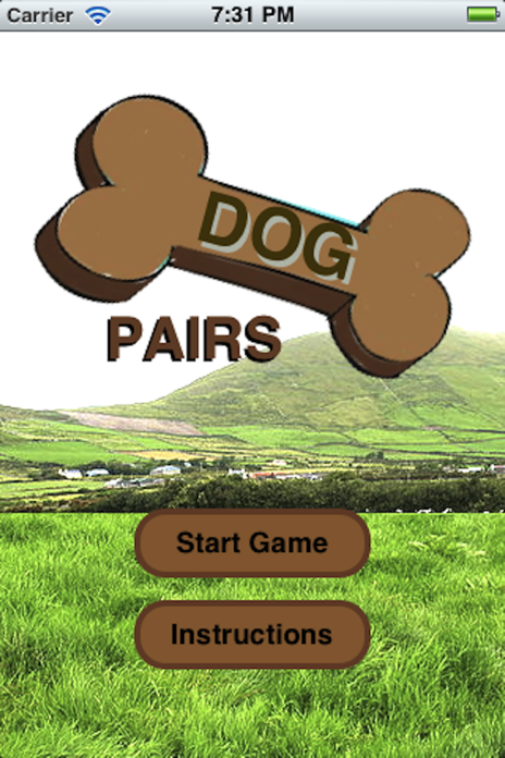 Dog Pairs Game Screenshot