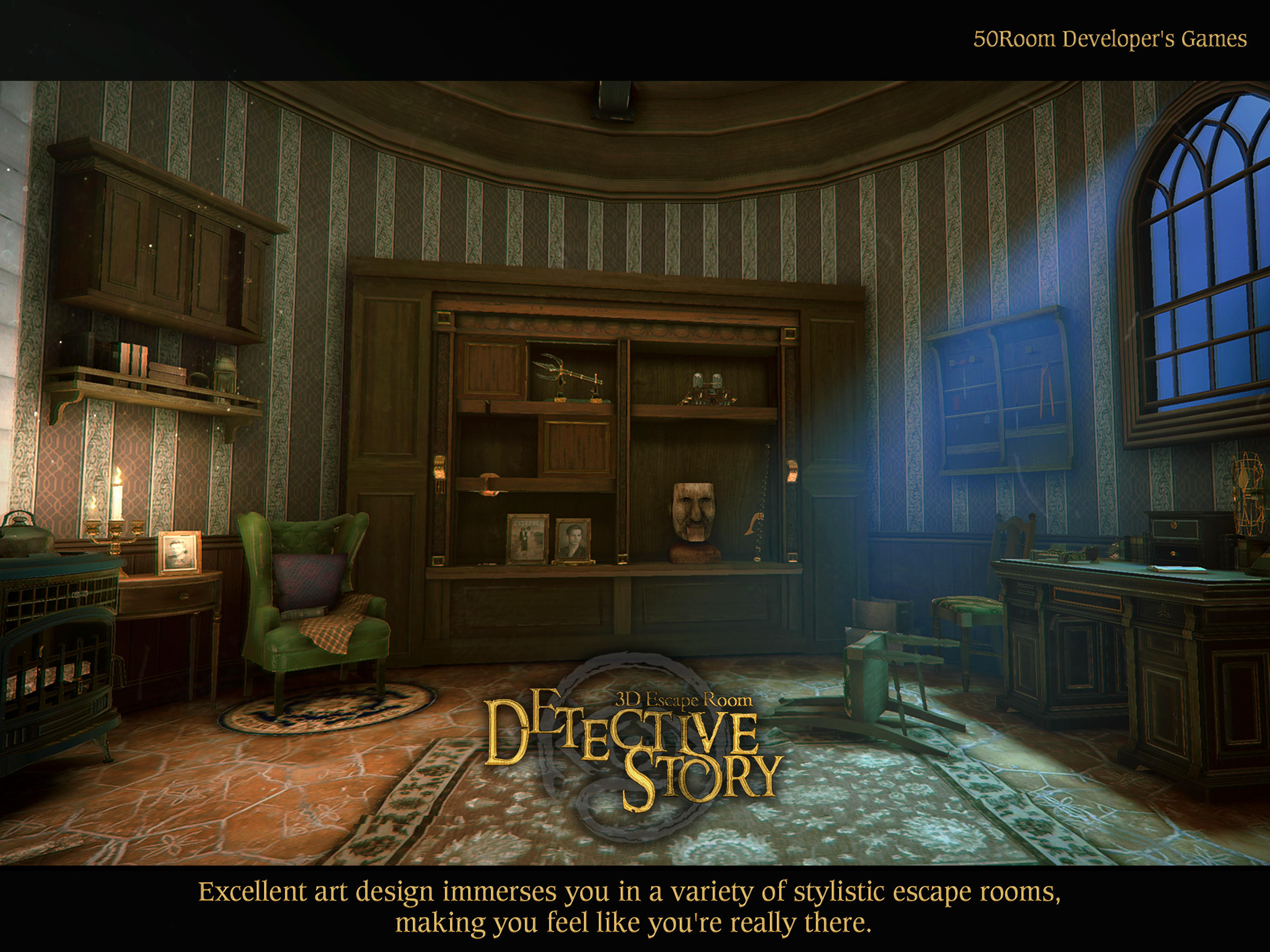 3D Escape Room Detective Story screenshot game