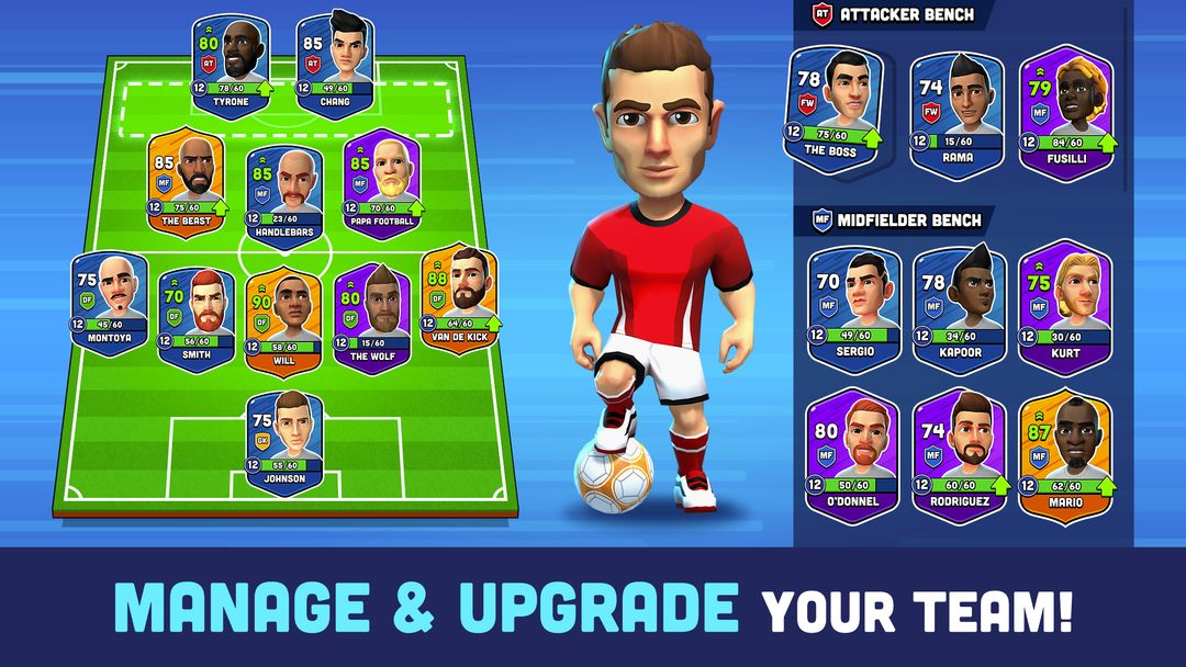 Mini Football - Mobile Soccer ภาพหน้าจอเกม