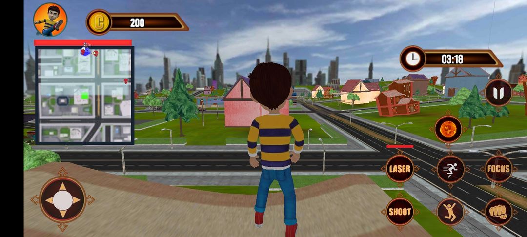 Rudra Flying Super Hero screenshot game