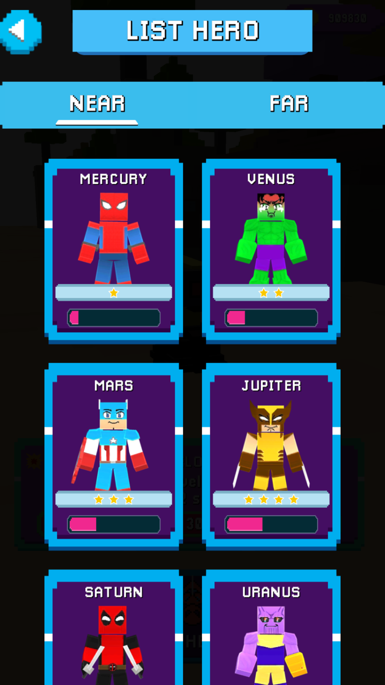 Superhero Craft: Merge Battle Game Screenshot