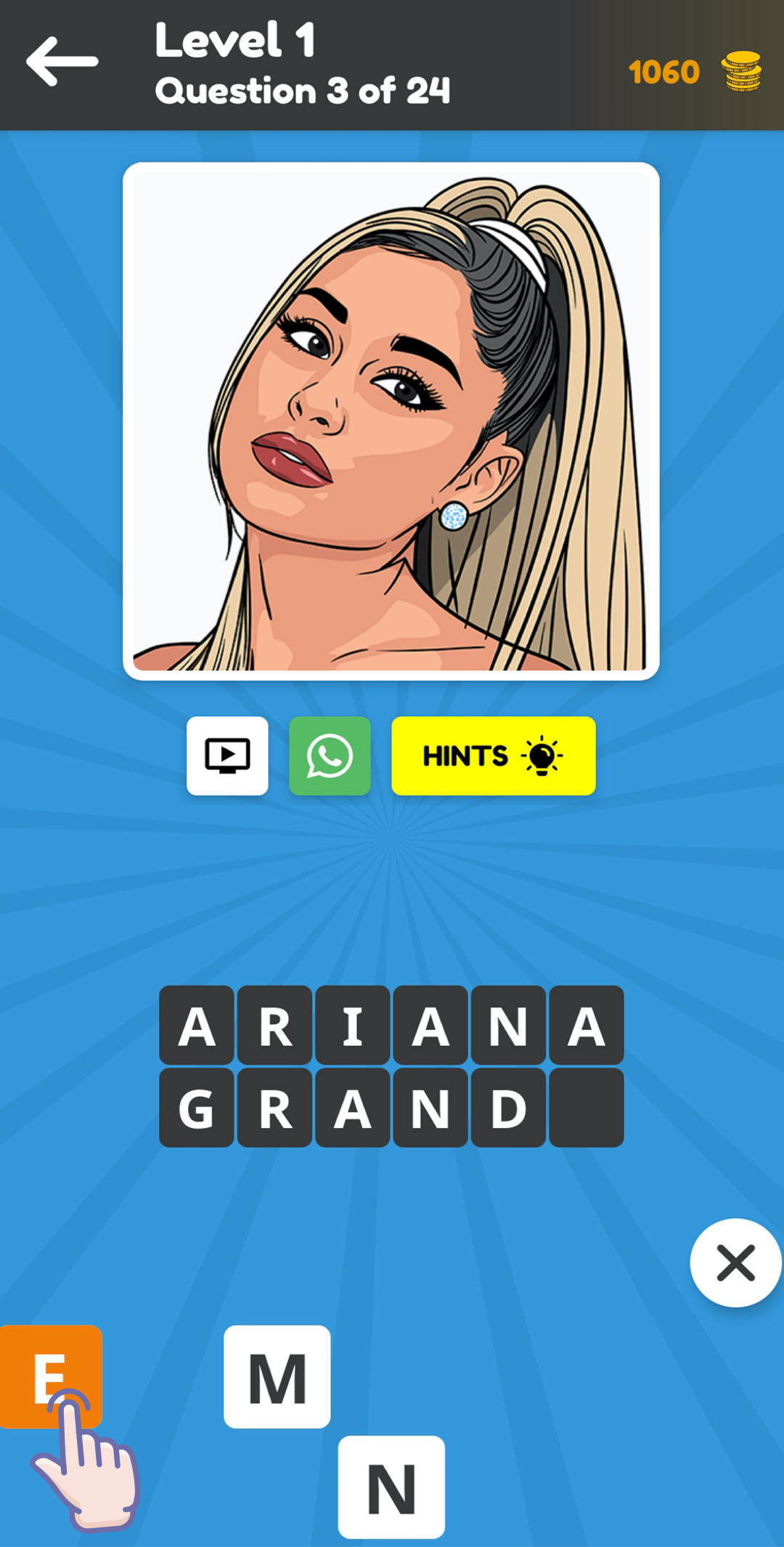 Screenshot of Quiz: Guess the Celeb 2021, Celebrities Game