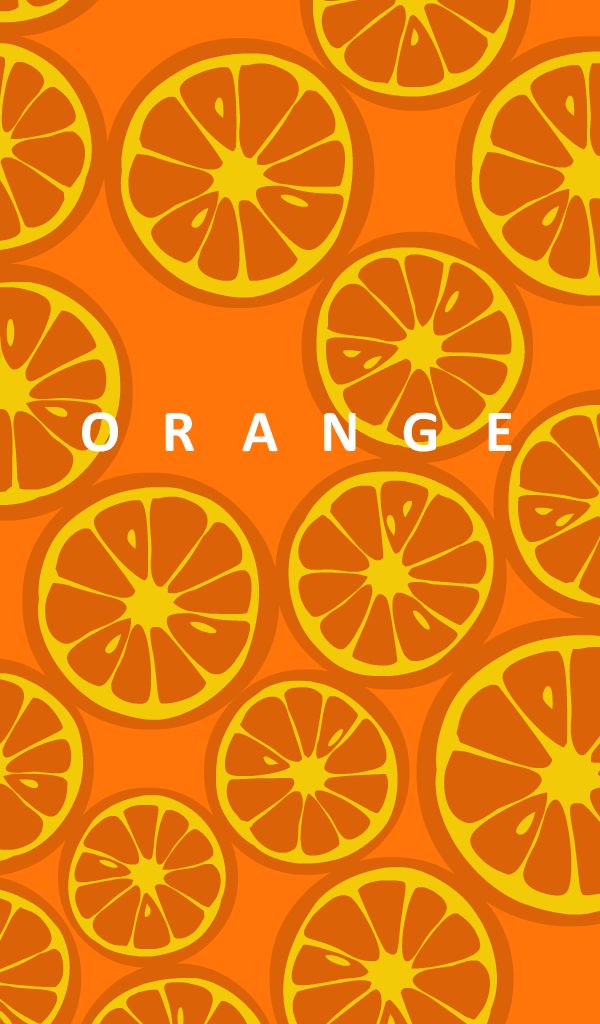 Screenshot of orange