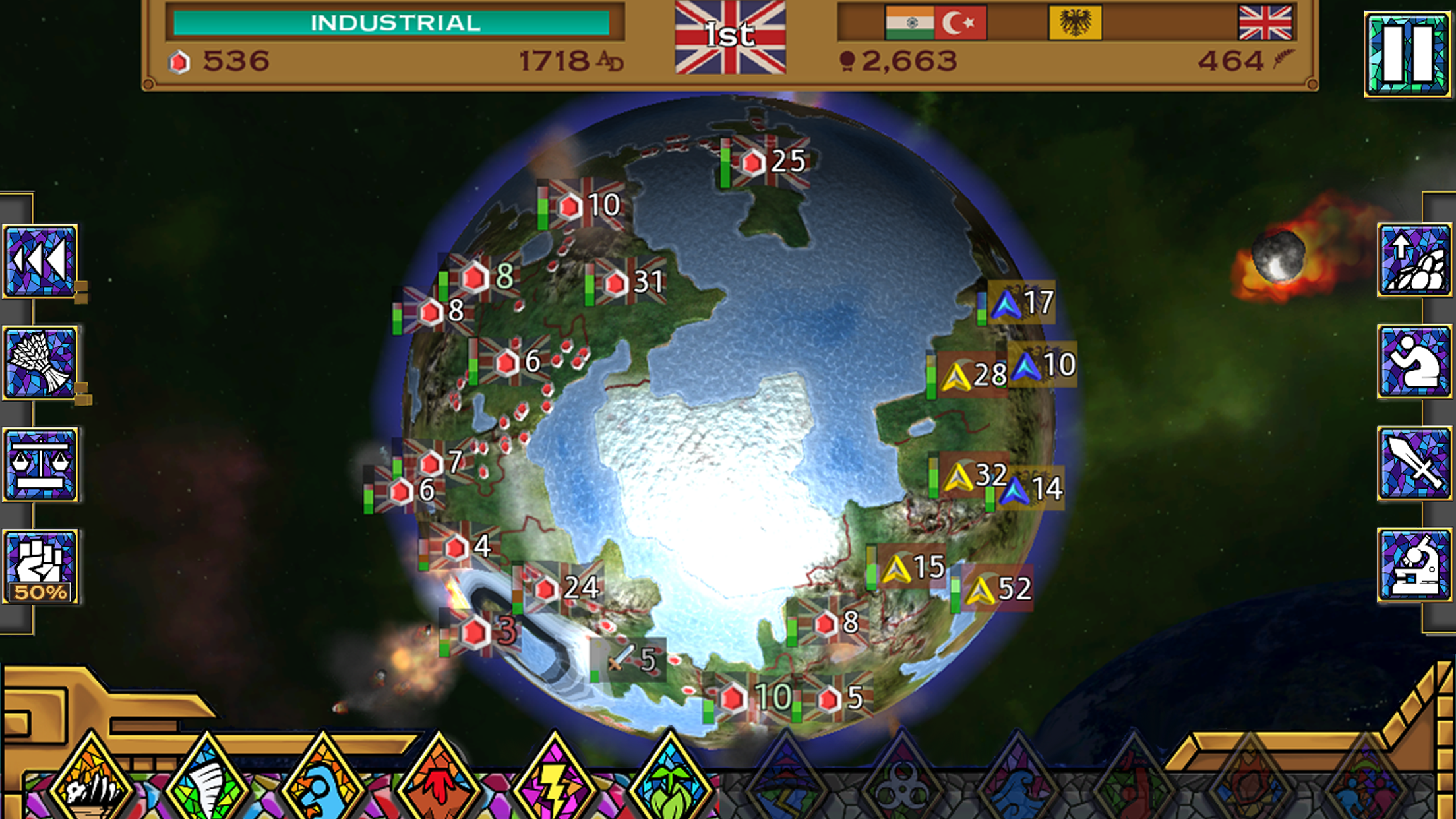Rapture - World Conquest Game Screenshot