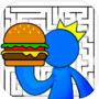  ไอคอนของ Blue Monster : Maze Eat Burger