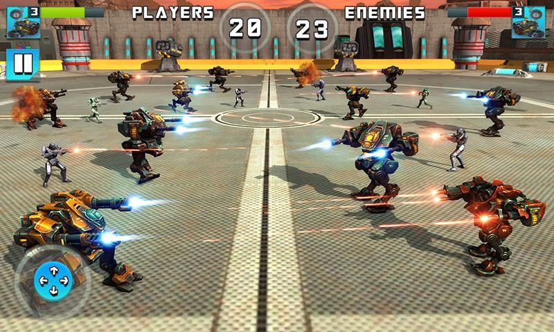 Screenshot 1 of Robot Epic War 2017: gioco di combattimento d'azione 1.8