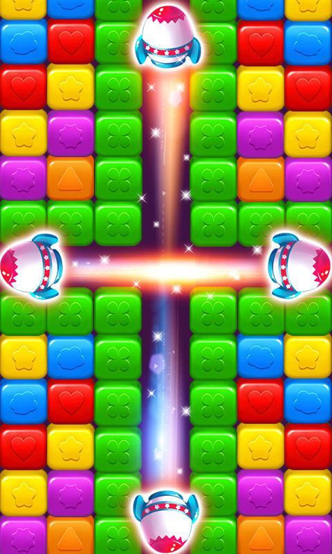 Candy Cubes Toon Collapse Game Screenshot