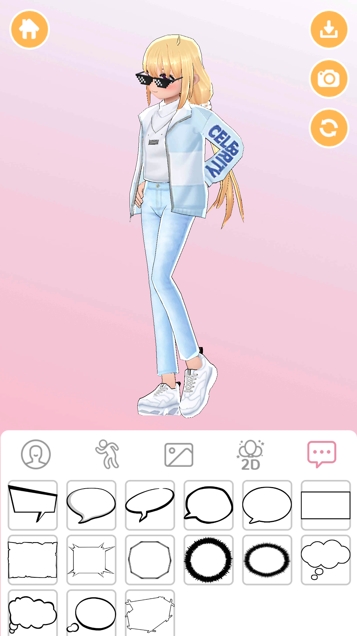 Girl-Styledoll Fashion Show Game Screenshot