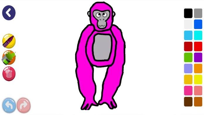 Screenshot of Coloring Book for Gorilla tag