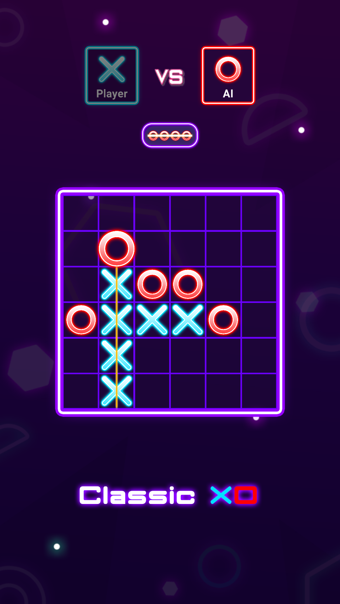 Скриншот игры Tic Tac Toe: 2 Player Games