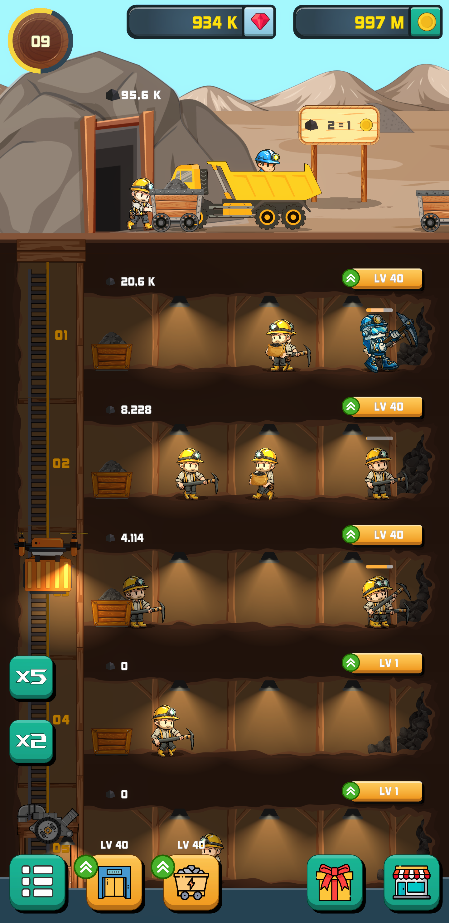Cuplikan Layar Game Mining Company