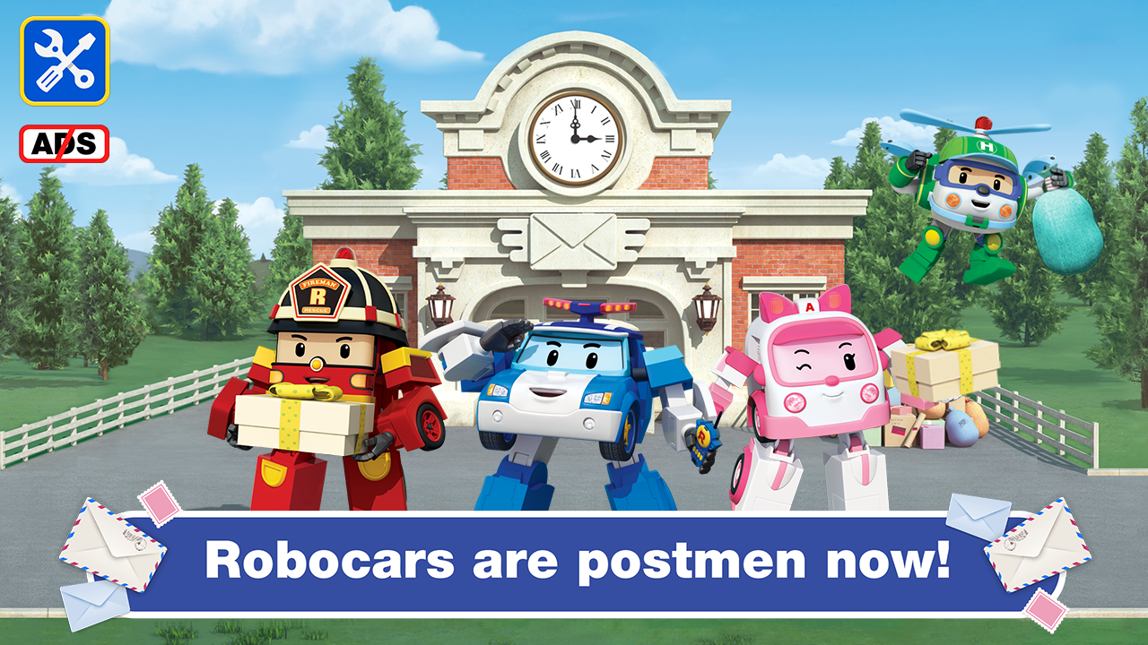 Screenshot 1 of Robocar Poli: Postman Games! 1.1.3