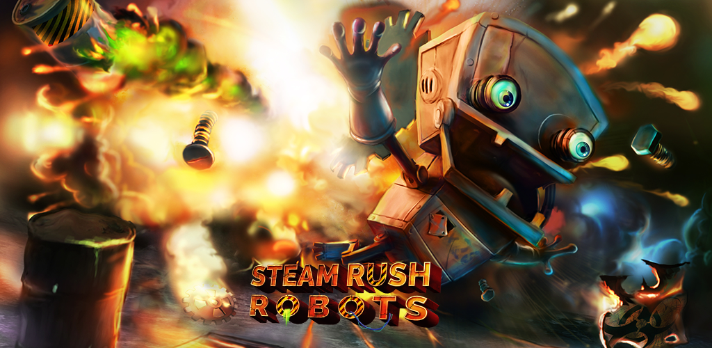 Banner of Steam Rush: Roboter 2.0