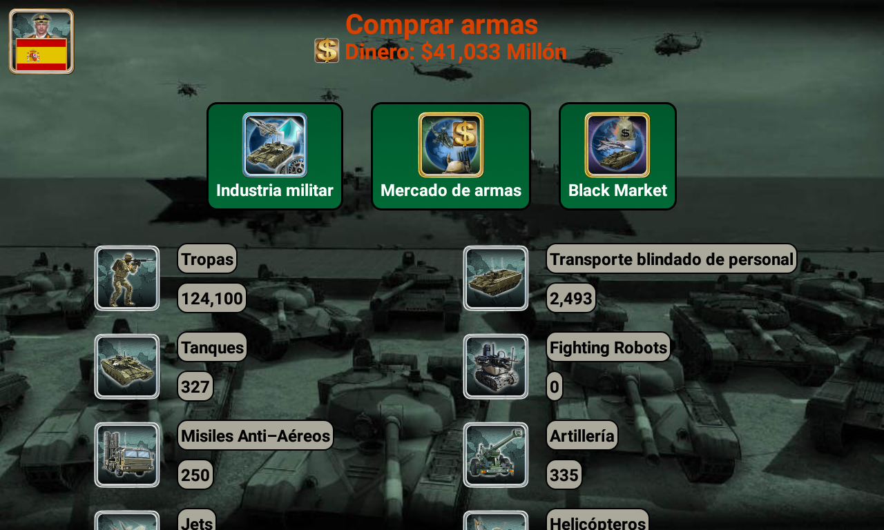 Captura de Pantalla del Juego Imperio de Europa