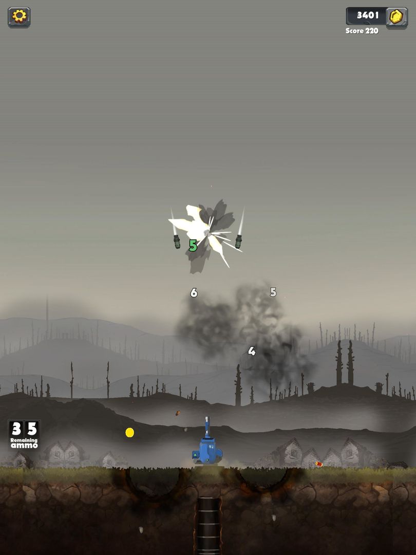 Screenshot of Iron Dome Defense