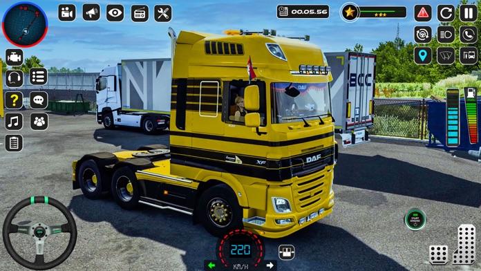 Euro Cargo Truck Driving Game Game Screenshot