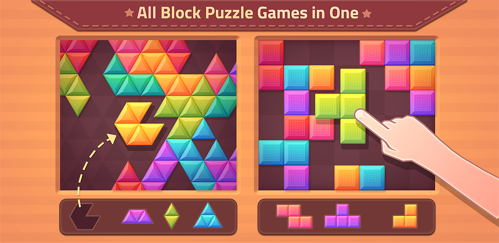Banner of Block Puzzle Box - Triangles, Hexagons & Blocks 1.2.43