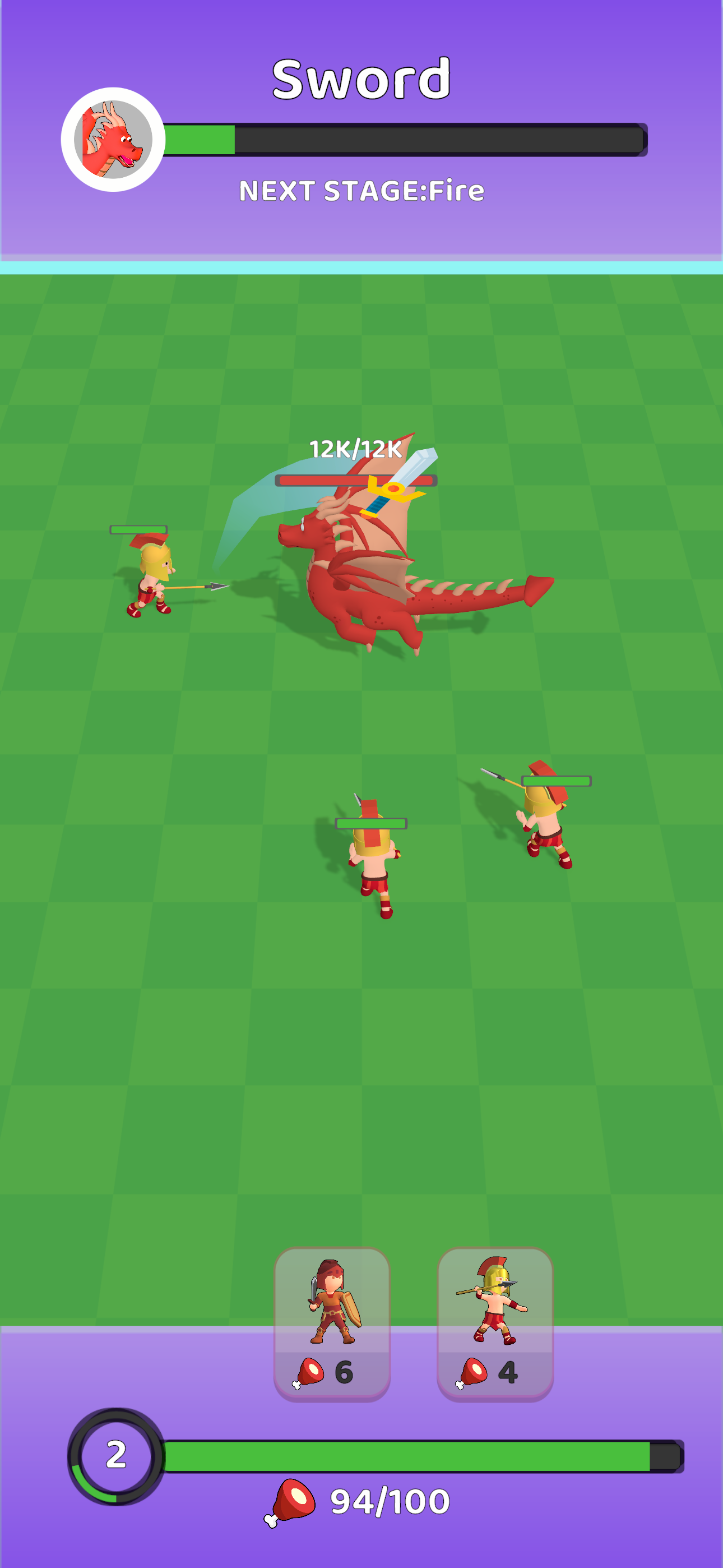 Dungeon Warrior Game Screenshot