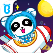 Kleiner Panda-Astronaut
