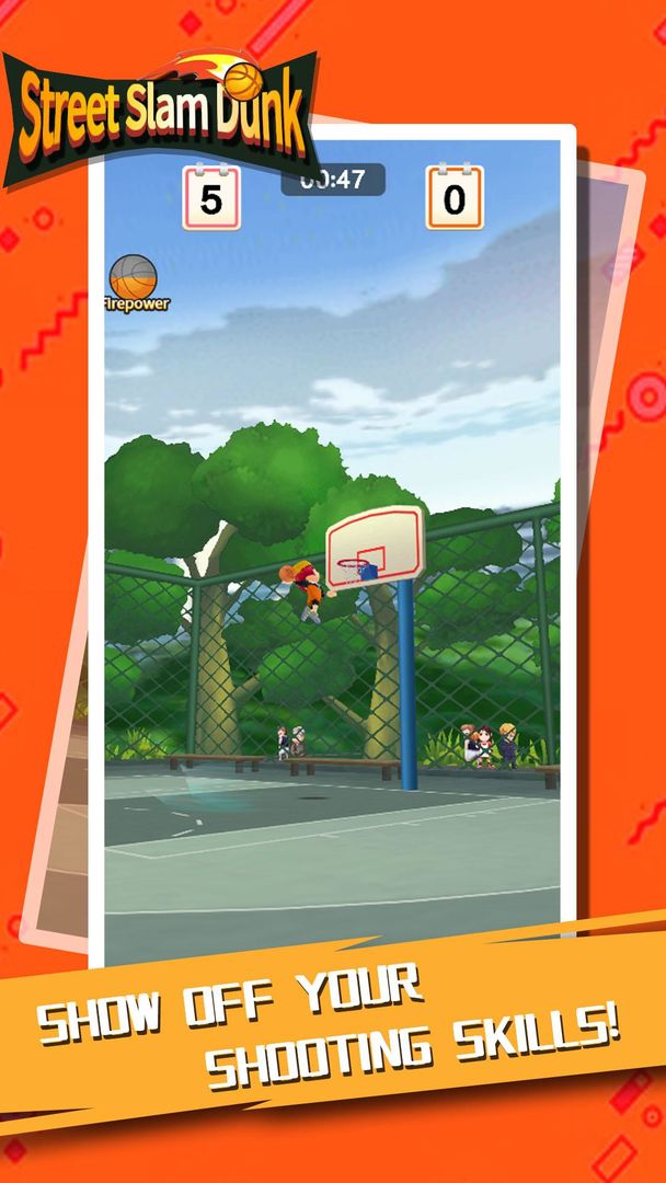 Screenshot of Street Slam Dunk：3on3 Basketball Game