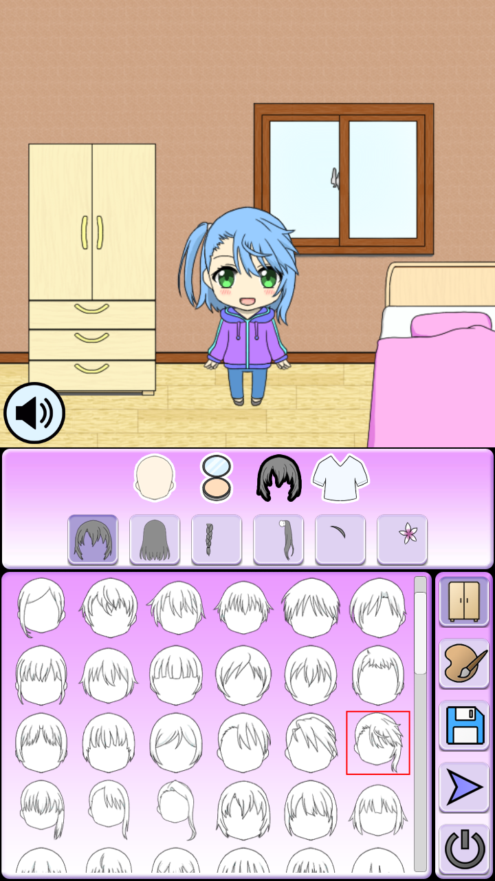 Screenshot 1 of D-Style Character Maker - Chibi ၀တ်စုံ 1.0291