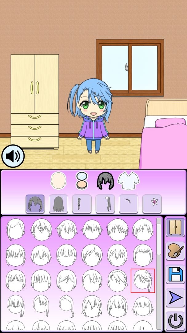 D-Style Character Maker - Chibi Dress up screenshot game