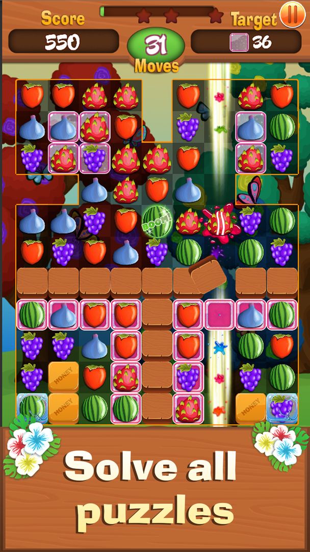 Screenshot of Fruit Rio Splash: Match 3