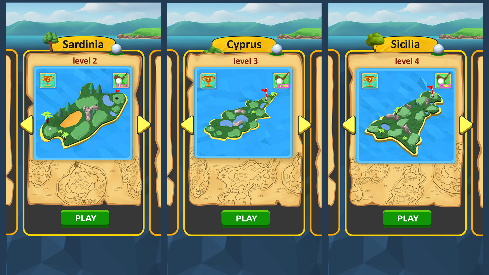Golf Islands Game Screenshot