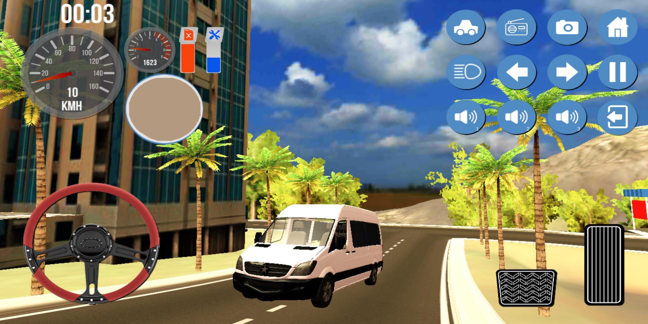 Captura de Tela do Jogo Minibus Sprinter Driving