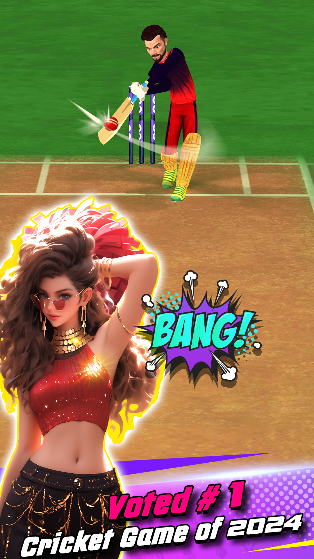 Screenshot of King Of Cricket Games