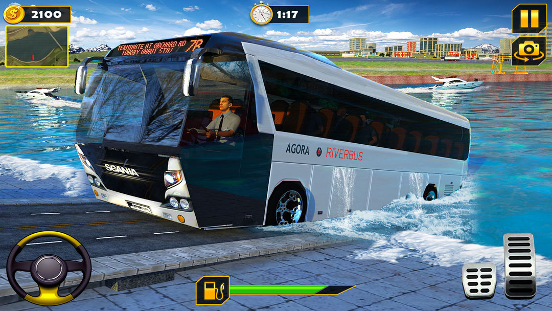 City Coach Bus Driving Game 3D ภาพหน้าจอเกม