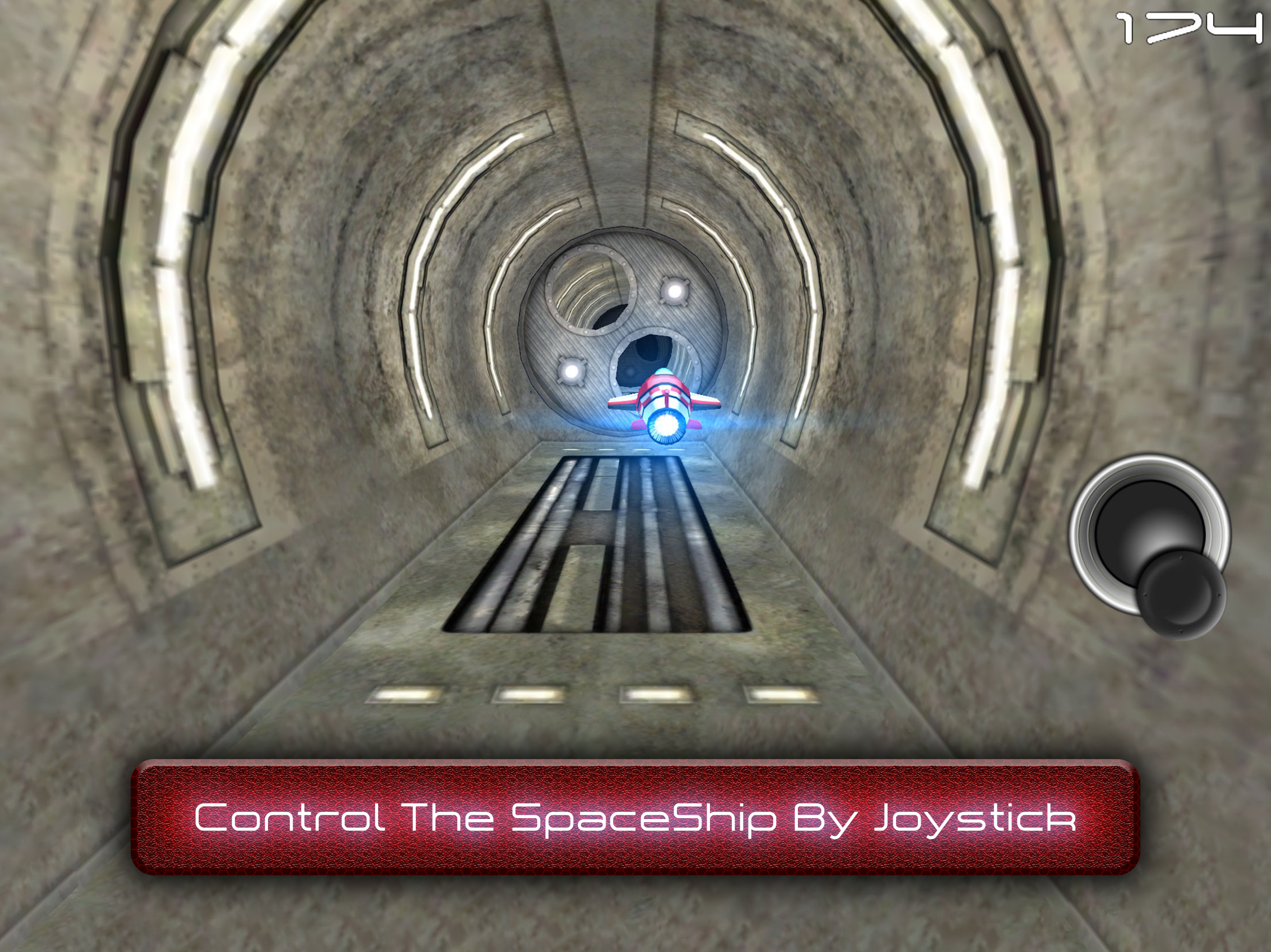 Screenshot 1 of Guai al tunnel 3D - Jet spaziale 16.14