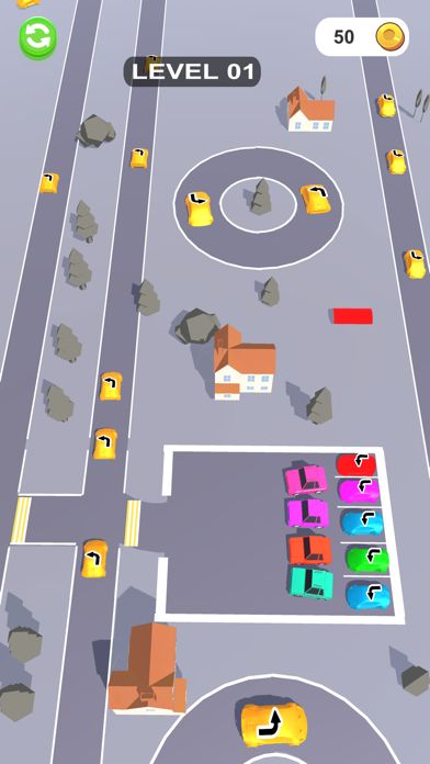Screenshot 1 of Perfect Traffic 3D -Stack Run 