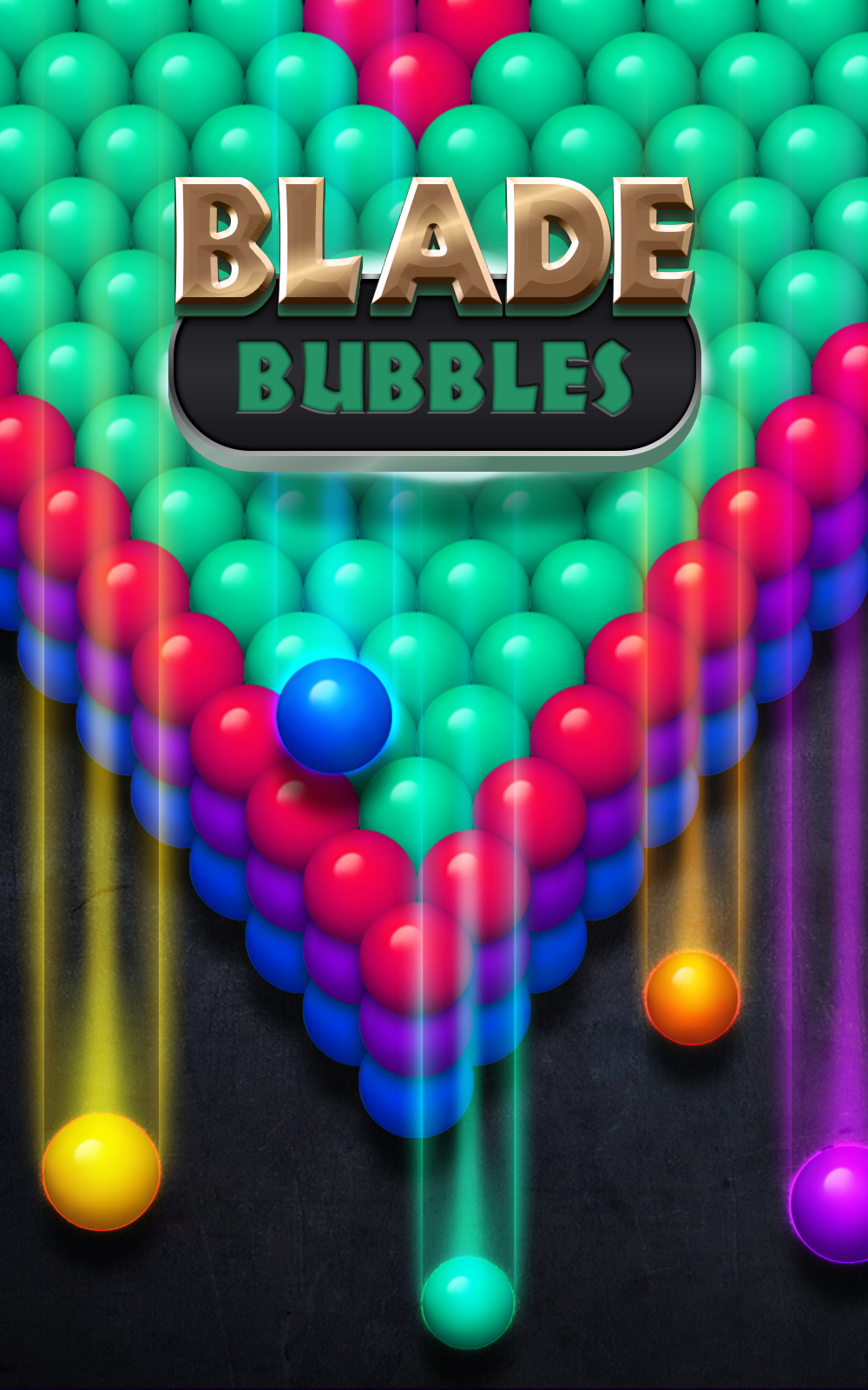 Blade Bubbles Game Screenshot