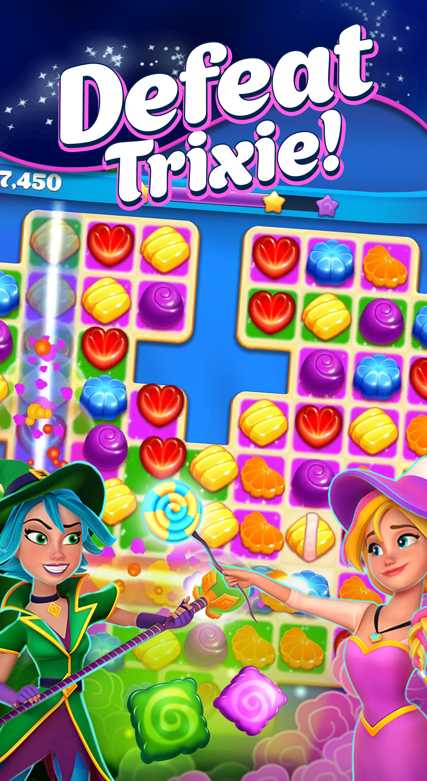 Crafty Candy - Match 3 Game Game Screenshot