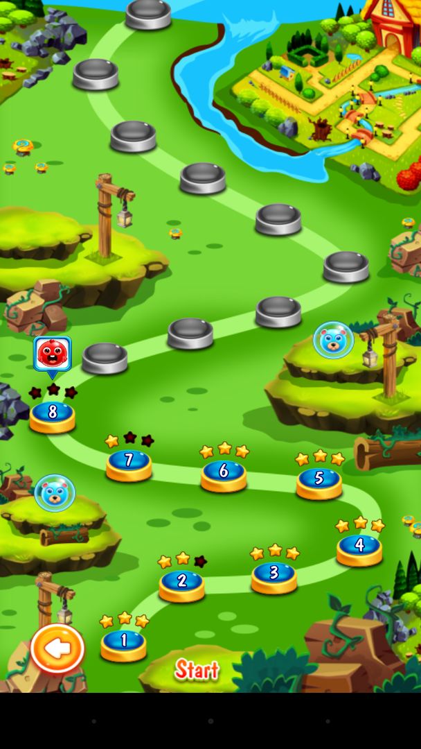 Screenshot of Bubble Rush Saga