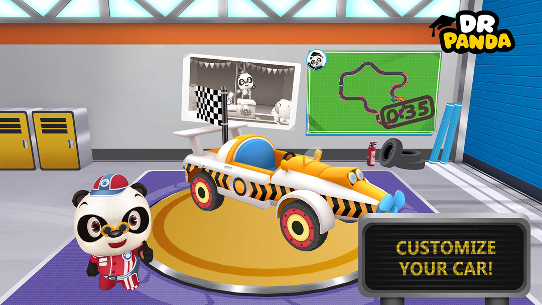 Dr. Panda Racers screenshot game
