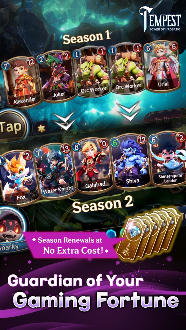 Tempest : Strategy Card Battle screenshot game