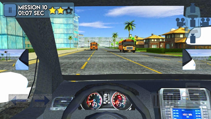 In Car VR Parking 2017 PRO - Full Miami Version Game Screenshot