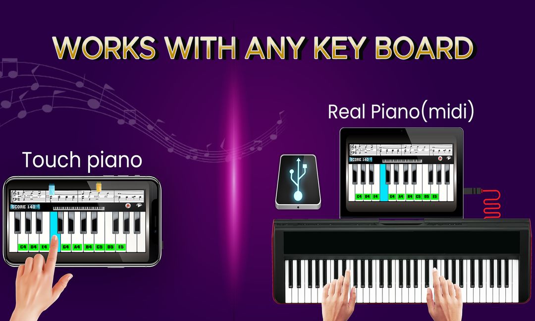 Real Piano Teacher ภาพหน้าจอเกม